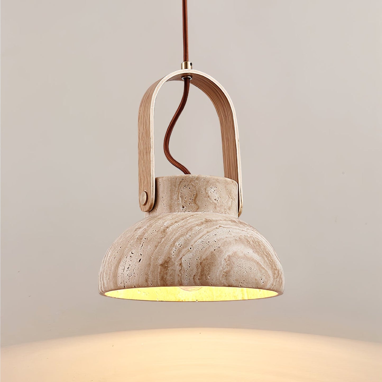 Travertine Pendant Light