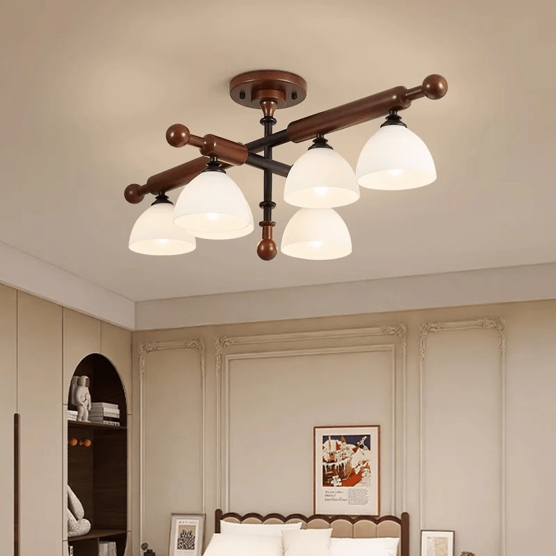 Wood Ceiling Light