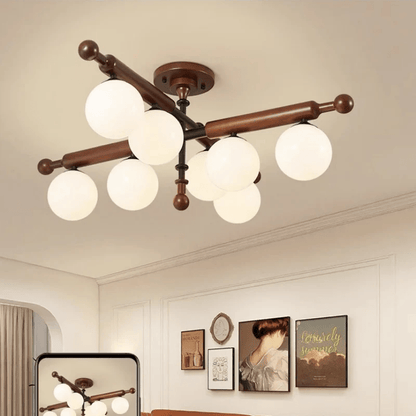 Wood Ceiling Light