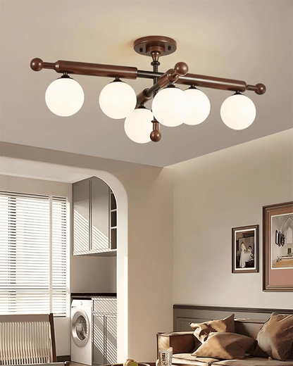 Wood Ceiling Light