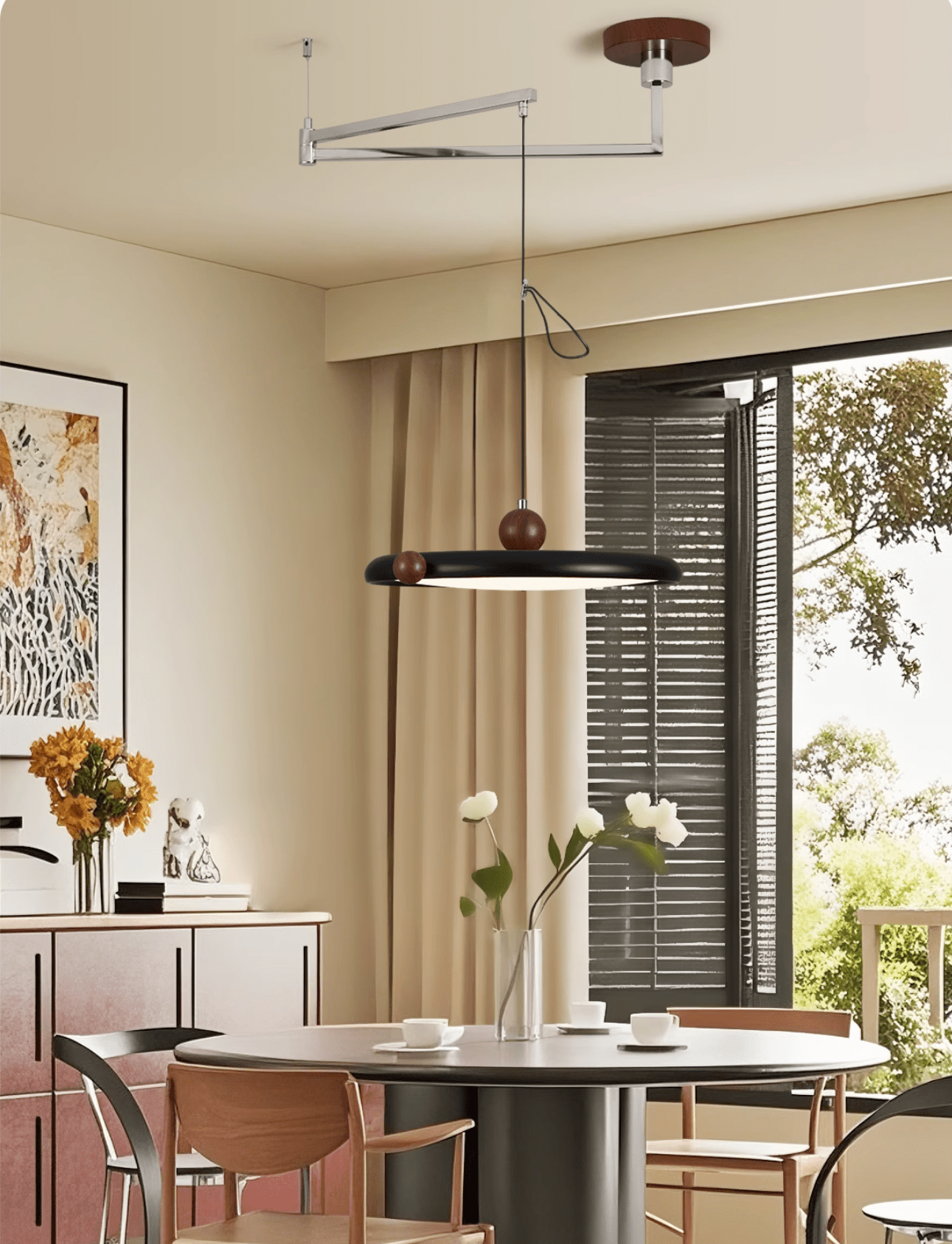 Line Swing Arm Pendant Lamp