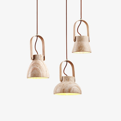Travertine Pendant Light