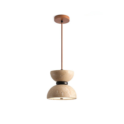 Travertine Pendant Light