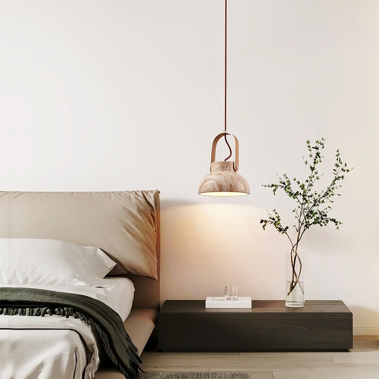 Travertine Pendant Light