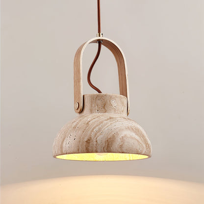Travertine Pendant Light