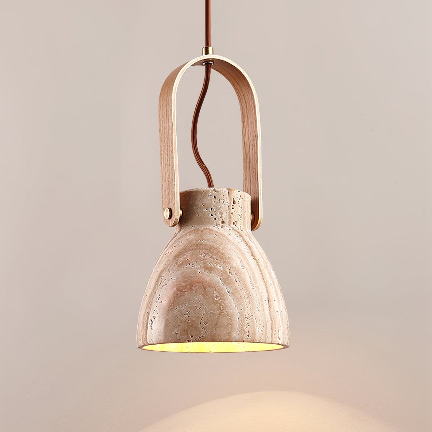 Travertine Pendant Light