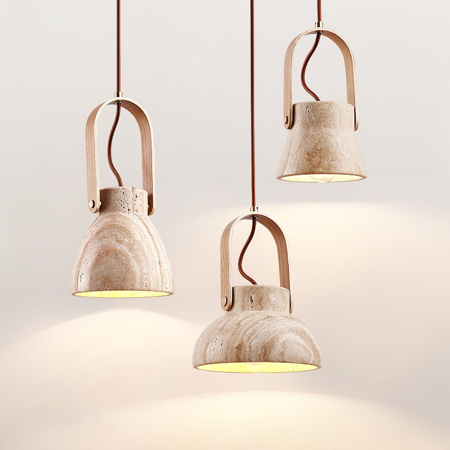 Travertine Pendant Light