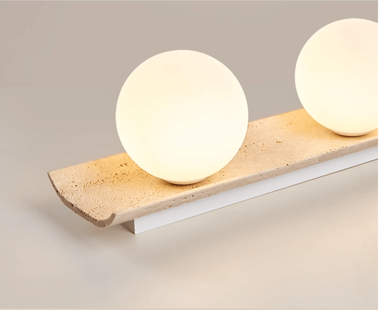 Yellow Travertine Ceiling Light