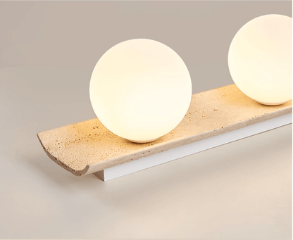 Yellow Travertine Ceiling Light