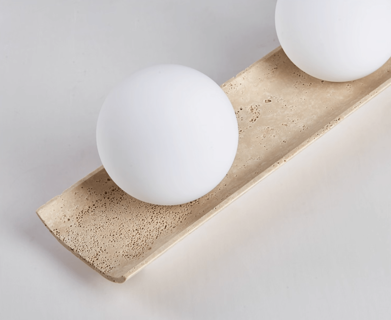 Yellow Travertine Ceiling Light