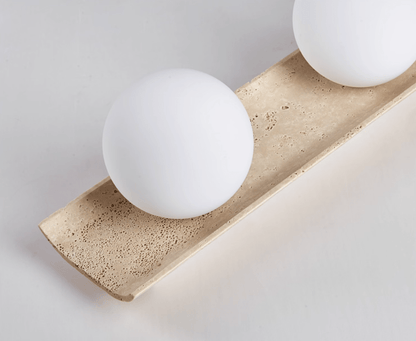 Yellow Travertine Ceiling Light