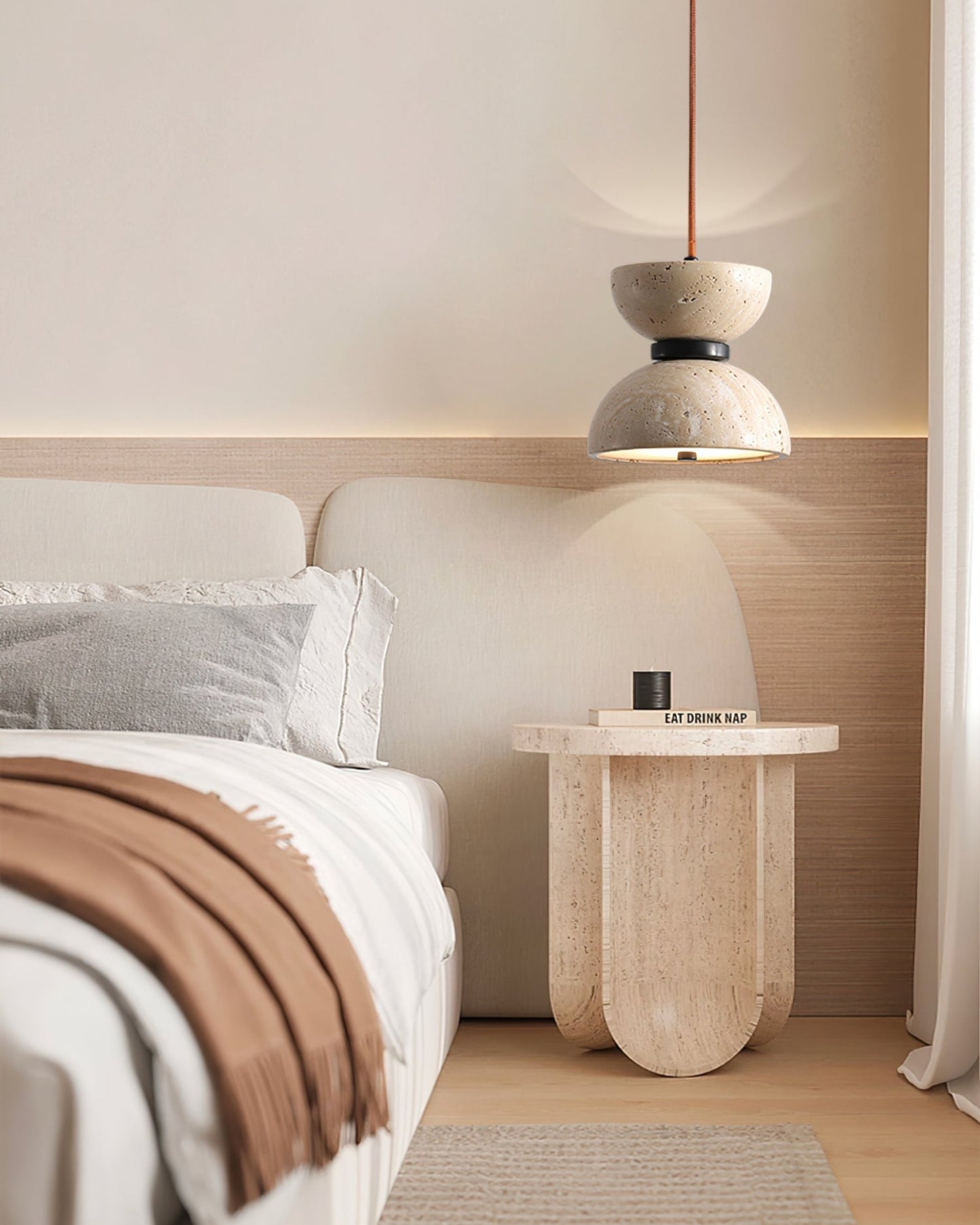 Travertine Pendant Light