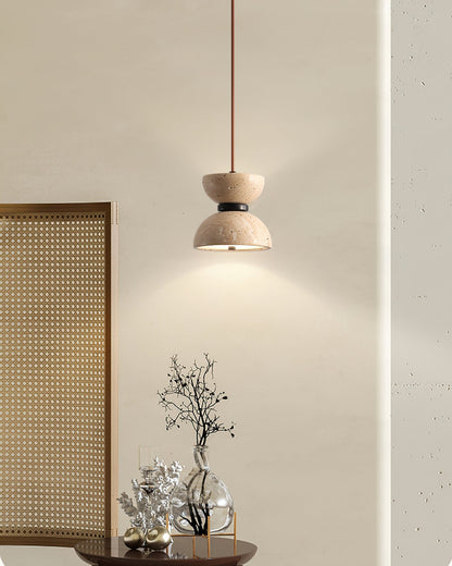 Travertine Pendant Light